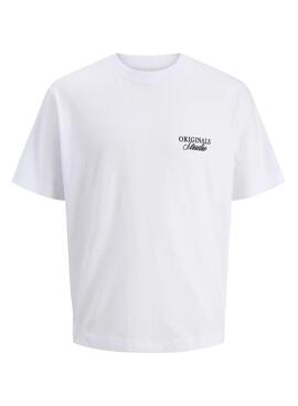 T-Shirt Jack and Jones Norrebro weiß für Herren
