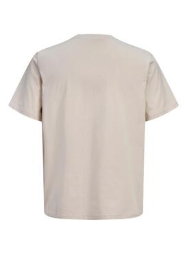 T-shirt Jack and Jones Frank beige für Herren