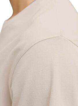 T-shirt Jack and Jones Frank beige für Herren