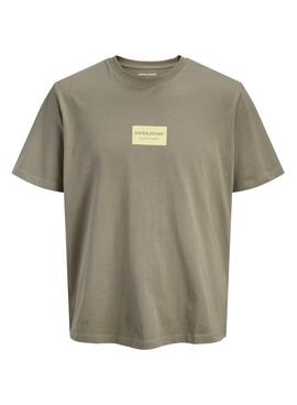 T-Shirt Jack and Jones Frank in Grün für Herren.