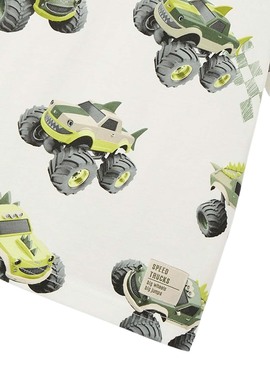 T-Shirt Mayoral Autos weiß für Jungen