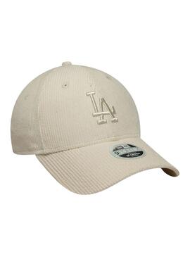 Kappe New Era Cord New York Yankees 9FORTY beige für Damen