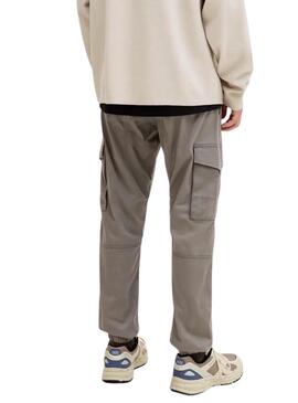 Hose Jack and Jones Paul Cargo beige für Herren