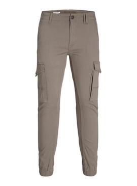 Hose Jack and Jones Paul Cargo beige für Herren