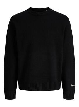 Pullover Schwarz Jack and Jones Norrebro für Herren.