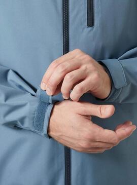 Jacke Helly Hansen Crew Midlayer blau mit Kapuze