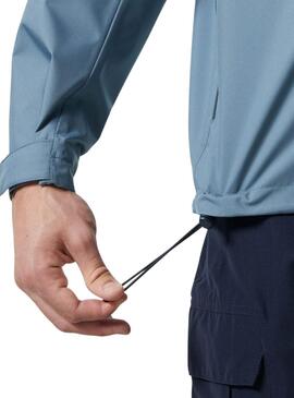 Jacke Helly Hansen Crew Midlayer blau mit Kapuze