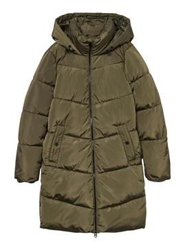 Steppmantel Vila Halsey in Grün für Damen.