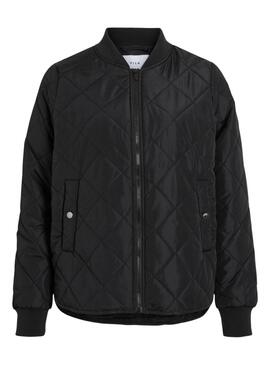 Bomberjacke Vila Vitate schwarz für Damen