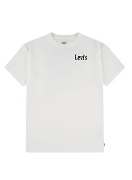 Levis Aquatic Lounge T-Shirt in Weiß für Kinder.