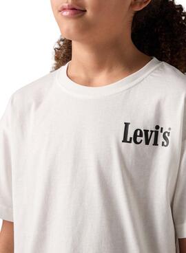 Levis Aquatic Lounge T-Shirt in Weiß für Kinder.