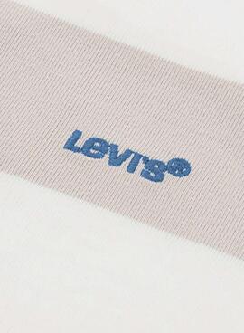 T-Shirt Levis Big Stripe beige für Jungen