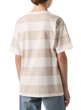 T-Shirt Levis Big Stripe beige für Jungen