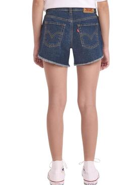 Kurze Levis A-Linie dunkelblaue für Mädchen.