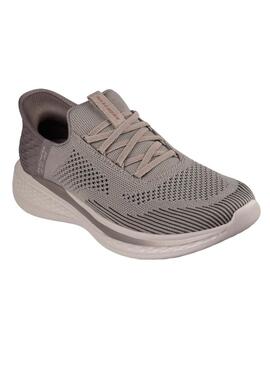 Turnschuhe Skechers Slade Quinto grau für Herren