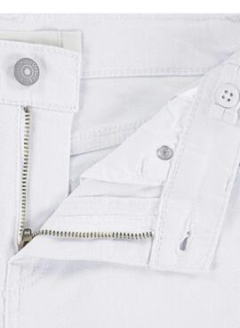 Levis Wide Leg weiße Jeans für Mädchen