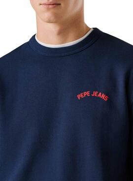 Sweatshirt Pepe Jeans Gideon blau für Herren