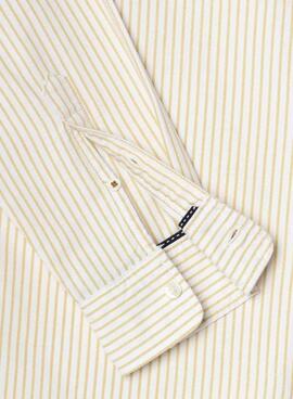 Gestreiftes Hemd Pepe Jeans Prescot Gelb für Herren