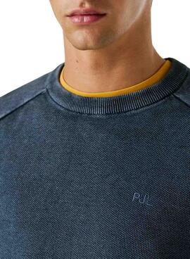 Pepe Jeans Fleet Marineblauer Pullover für Herren.