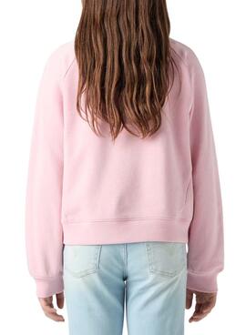 Pullover Levis Meet And Greet rosa für Mädchen