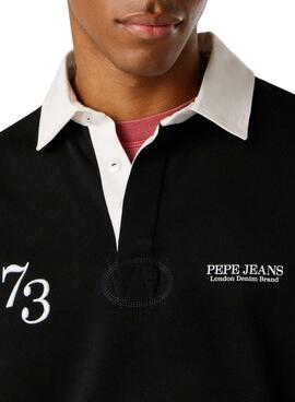 Poloshirt Pepe Jeans Cameron schwarz für Herren.