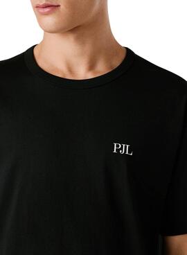 T-shirt Pepe Jeans Garret Schwarz für Herren.