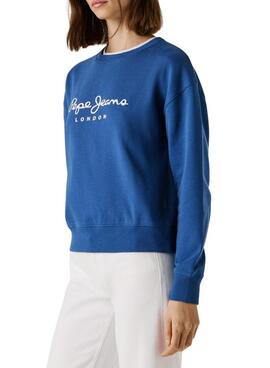 Sweatshirt Pepe Jeans Maty in Blau für Damen