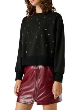 Sweatshirt Pepe Jeans Baulena schwarz für Damen.