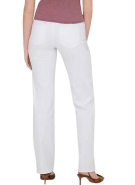 Weiße Only Blush Damen Jeanshose