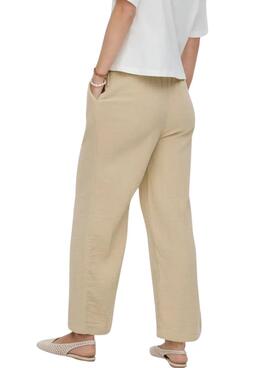 Hose Only Thyra beige für Damen