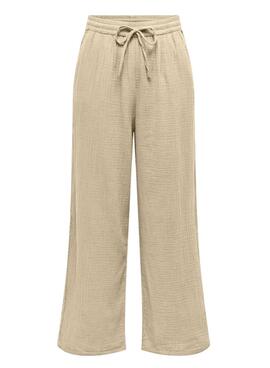 Hose Only Thyra beige für Damen