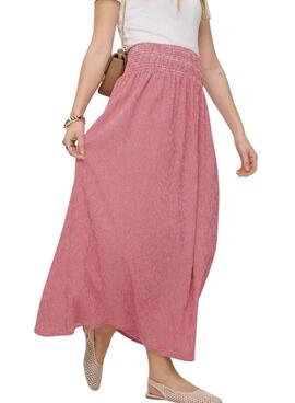 Rock Only Celle mit rotem Vichy-Muster für Damen