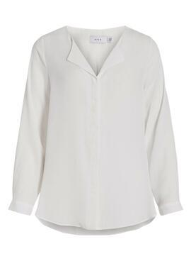 Bluse Vila Lucy weiß für Damen