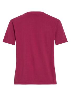 T-shirt Vila Vinora Bordeaux für Damen.