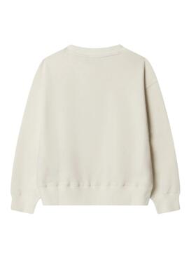 Kapuzenpullover Pepe Jeans Bulldog Wilfred beige für Jungen.