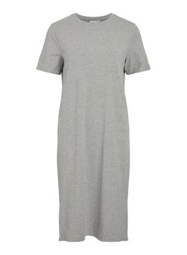 Kleid Vila Nora grau für Frauen.