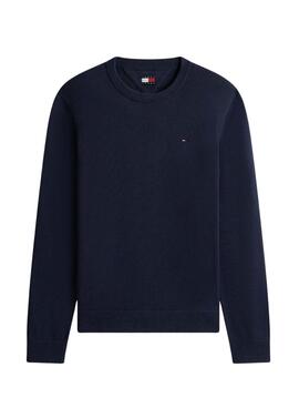 Tommy Jeans Essential Slim Marine Jersey für Herren