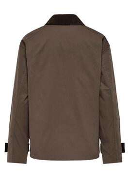 Jacke Only Evelyn braun für Damen