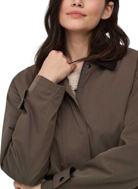 Jacke Only Evelyn braun für Damen