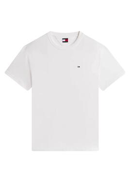 T-Shirt Tommy Jeans Sflag weiß für Herren