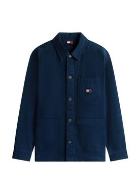 Oversize Tommy Jeans Overshirt Marine für Herren