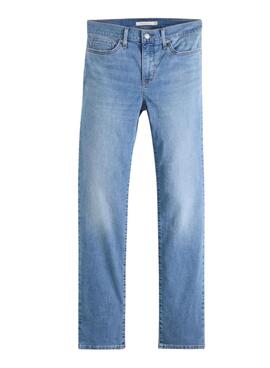 Jeans Levis 312 Shaping Slim in blauem Wasch für Damen