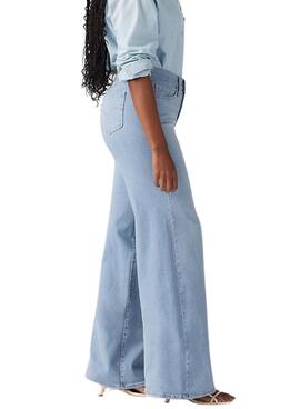 Jeans Levis 318 Shaping Wide Leg blau für Damen.