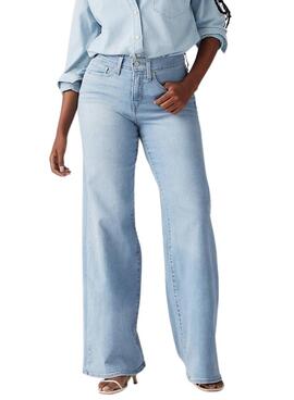 Jeans Levis 318 Shaping Wide Leg blau für Damen.