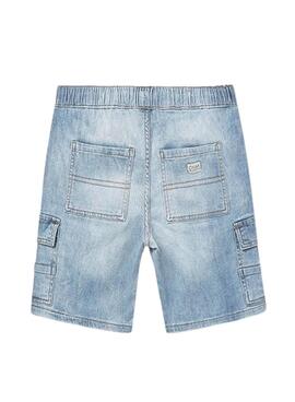 Bermuda-Mayoral-Shorts in Blau mit Kordelzug für Jungen