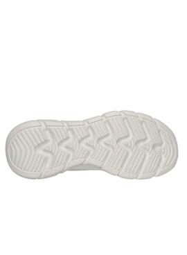 Turnschuhe Skechers BOBS Sport B Flex Hi beige für Damen.