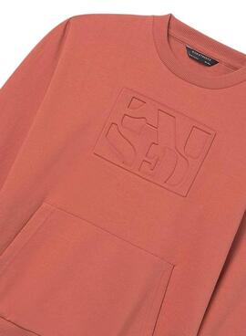 Kapuzenpullover Mayoral mit Relief für Jungen