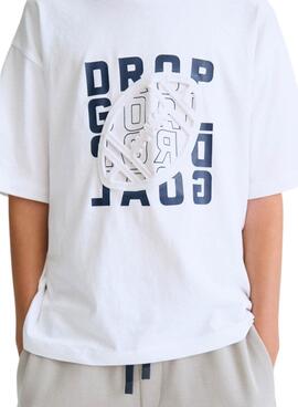 Trikot Mayoral weiß Basketball für Jungen