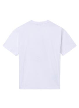 Trikot Mayoral weiß Basketball für Jungen