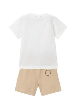 Beige Mayoral Ensemble für Jungen